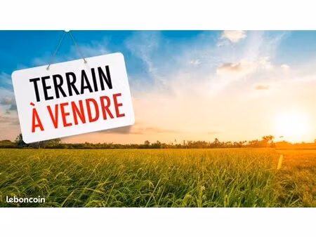 terrain 1 000 m² la chapelle sur dun