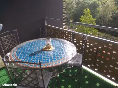 t3 récent 63 m² lumineux ecoquartier pierres vives + terrasse aménagée + parking