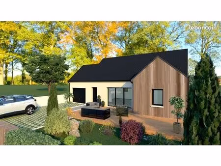 projet de construction d'une maison 73 m² avec terrain à pleugueneuc (35)