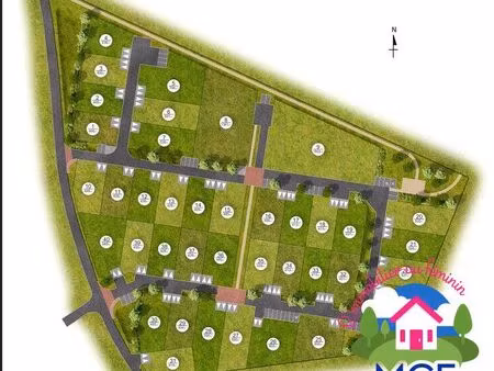 terrain 413 m² bréval