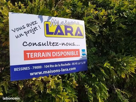 terrain 415 m² bessines
