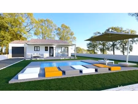projet de construction d'une maison 110 m² avec terrain à beziers (34)