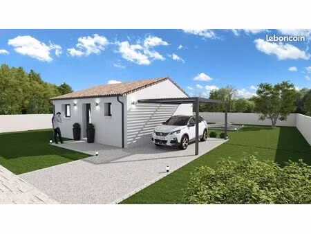 projet de construction d'une maison 50 m² avec terrain à cournonterral (34)