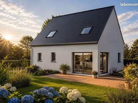 projet de construction d'une maison 100 m² avec terrain à cleder (29)