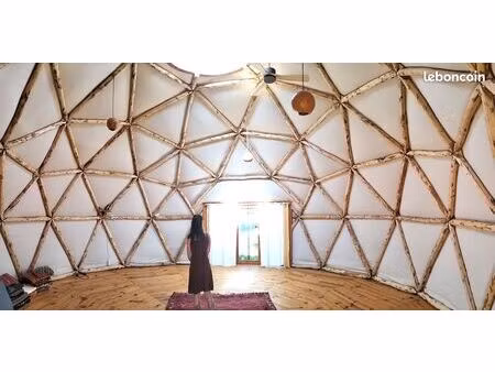 dôme géodésique 70m²