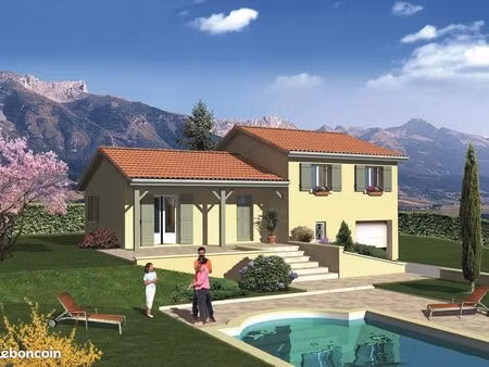 maison 90 m² avec terrain à four (38)