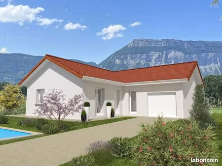 projet de construction d'une maison 87 m² avec terrain à la mure (38)