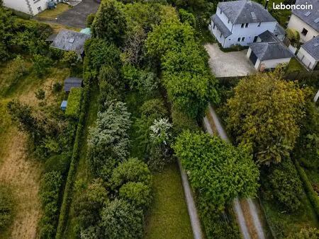 dinard — terrain arboré 900 m²  plein sud  2e ligne boulevard du villou