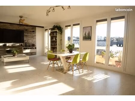 t3 de 79.5 m2 carrez  2 chambres  2 balcons  cuisine équipée  parking en option