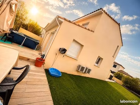 maison t4 80m2 (2019) - 3 chambres - garage et jardin - bessan - aucun travaux à prévoir