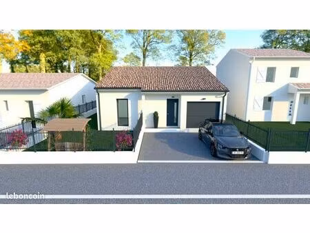 construction plain-pied 3 chambres avec garage à vias