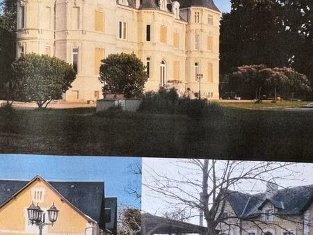 propriété close château avec plusieurs logements et dépendances pour activités. tgv autoro