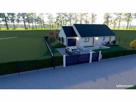 projet de construction d'une maison 76 m² avec terrain à smermesnil (76)