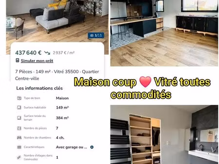 maison a vendre-vitré-