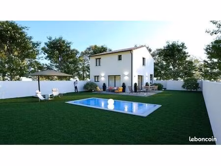projet de construction d'une maison 99 m² avec terrain à claret (34)