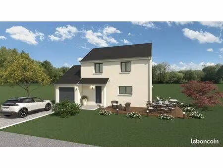 projet de construction d'une maison 102 m² avec terrain à bouelles (76)