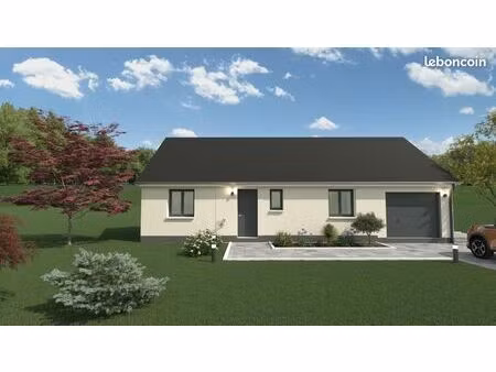 projet de construction d'une maison 76 m² avec terrain à emanville (76)