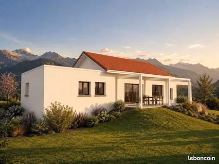projet de construction d'une maison 108 m² avec terrain à biviers (38)