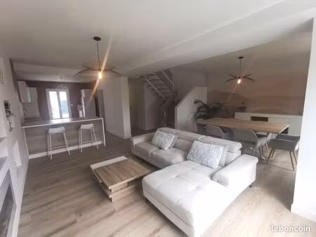 maison 110m2 jardin mini piscine