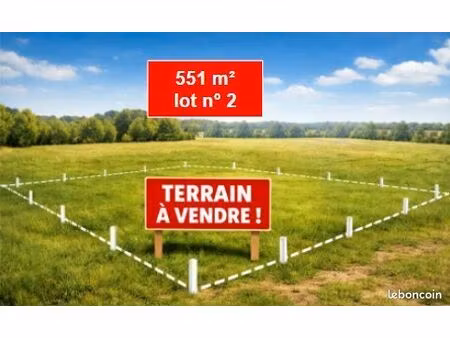 terrain 551 m² savenes