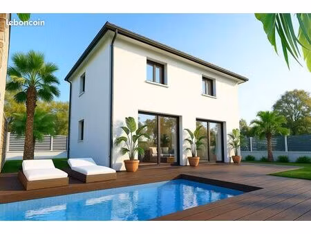 projet de construction d'une maison 90 m² avec terrain à saint-clement-de-riviere (34)