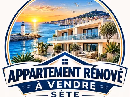 appartement rénové avec garage & jardin
