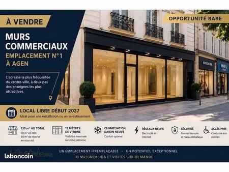 murs commerciaux libres de toute occupation - emplacement premium