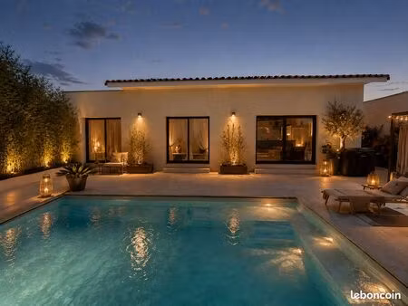 villa de plain-pied 115 m² avec piscine – vendargues