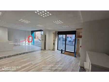 voiron local commercial 100m2 + 98m2 de cave