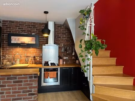 duplex coup de cœur - 56m2 - 2 chambres - balcon - box + place de parking
