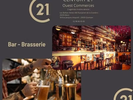 fonds de commerce bar  brasserie pleyber christ