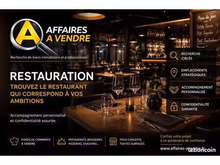 fonds de commerce  restaurant 120 m² concarneau