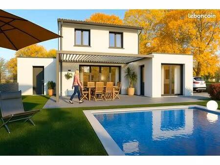 projet de construction d'une maison 110 m² avec terrain à saint-clement-de-riviere (34)