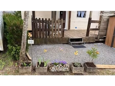à vendre – mobil-home 6 couchages au camping du moulin brûlé à chazelles-sur-lyon prix : 7