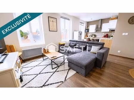 appartement t2 de 50 m² – centre d'aubigny-en-artois – parking privé