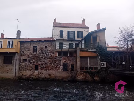 issoire centre- immeuble avec 3 appartements et local profes