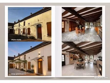 vente particulier : charmante maison briarde de caractère 180 m² – terrain 1700 m² (proche