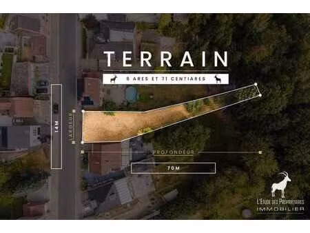 terrain de 671m² à vendre sur ransart