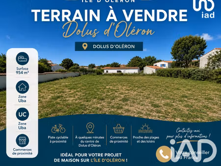 vente terrain 954 m²