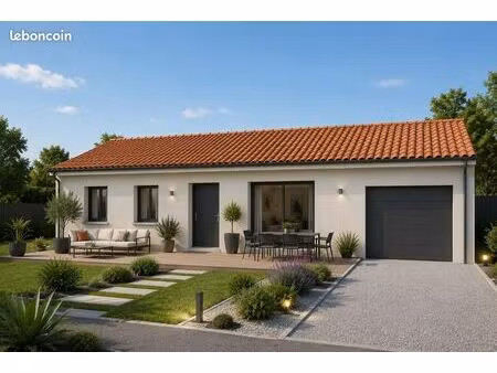 maison 66 m² avec terrain à saint-benoit la vallée mouton
