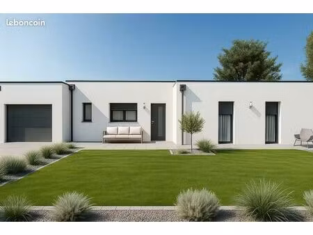 maison de 83.85 m² sur un terrain de 1240 m² à le vigeant en vienne (86)