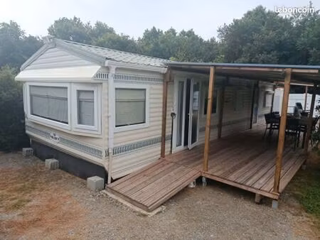 mobil home 40m2 + terrasse (40m2)