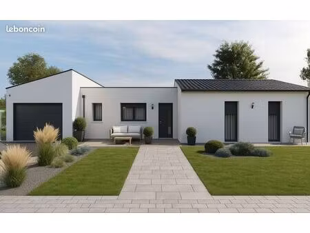 maison de 83.85 m² sur un terrain de 517 m² à jaunay-marigny en vienne (86)