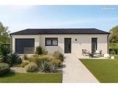 maison de 88.87 m² sur un terrain de 813 m² à montmorillon en vienne (86)
