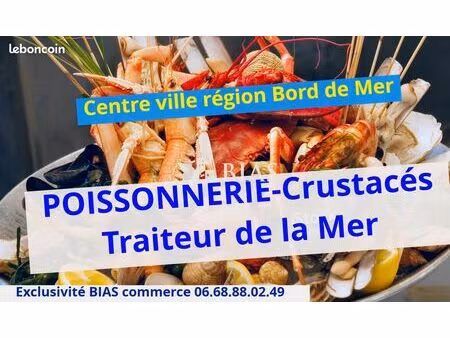 poissonnerie  traiteur 180 m² cany-barville