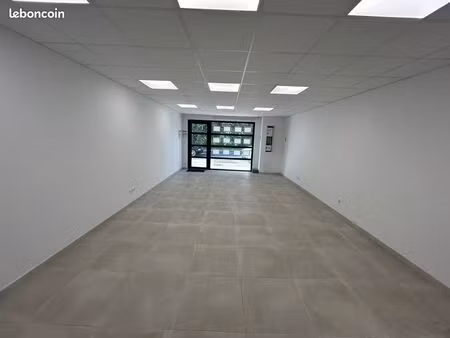 local commercial 52 m2 axe principal