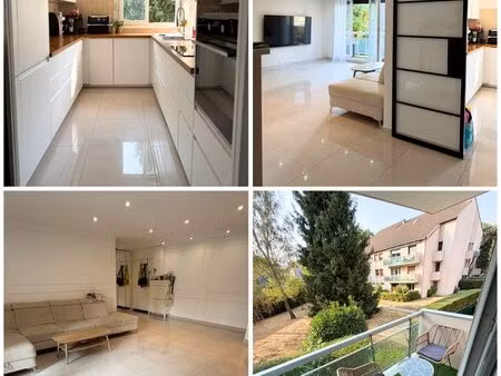 appartement t4 de 86 m² entièrement rénové – 3 chambres – 2 balcons – pontault-combault