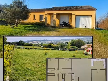 maison récente de plain-pied à st pierre de clairac