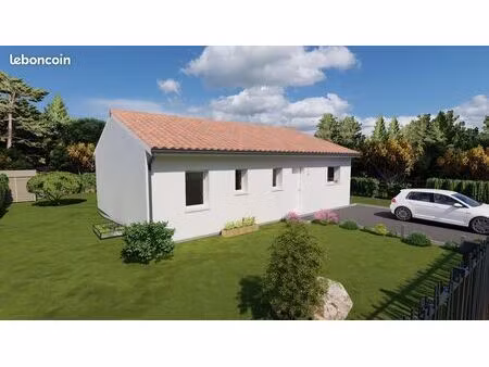 projet de construction d'une maison 79.84 m² avec terrain à bougue (40)