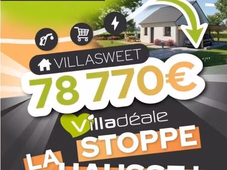 maison 4 pièces 64 m²